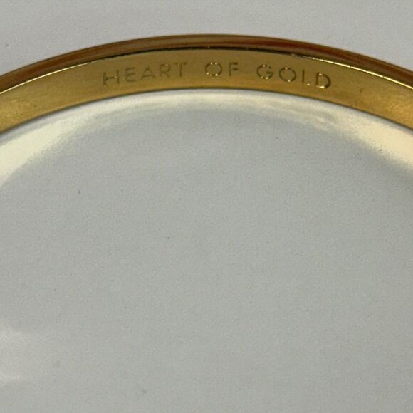 Kate Spade Gold Heart Of Gold Bangle Bracelet - Picture 3 of 4